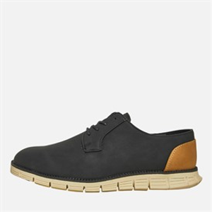 French Connection Mens Tread Sole 2 Trainers Black/Tan