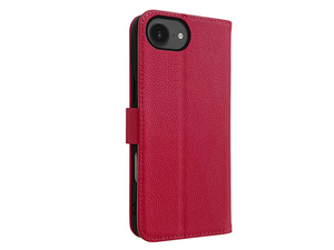 Premium Leather Wallet Case for Apple iPhone 16e - French Rose