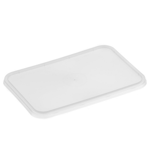 Awesome Rectangle Plastic Container Flat Lid (Suit 500ml-1000ml) - 500 / CARTON