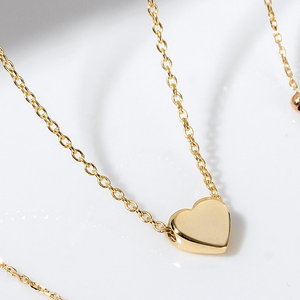 9ct Gold Heart Necklace