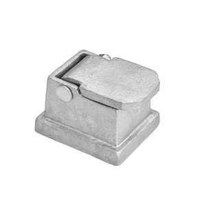 Heavy Duty Field Gate Stop Boxes - 3" (Inch) - Zinc Galvanised Cast Iron - Hardware Solutions