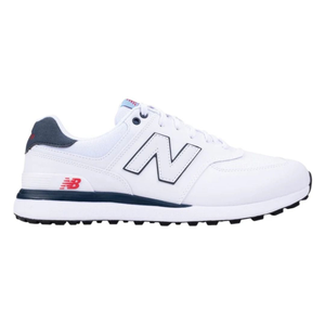 New Balance 574 Greens V2 Golf Shoes - White & Blue - Size 11