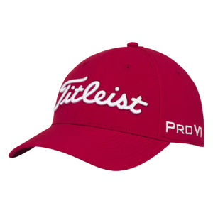Titleist Tour Performance Golf Cap - Red & White