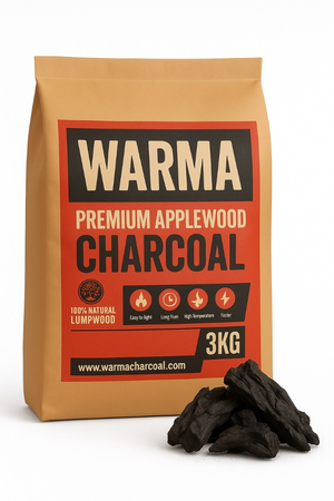 Warma Applewood Lumpwood Charcoal 3kg Bag
