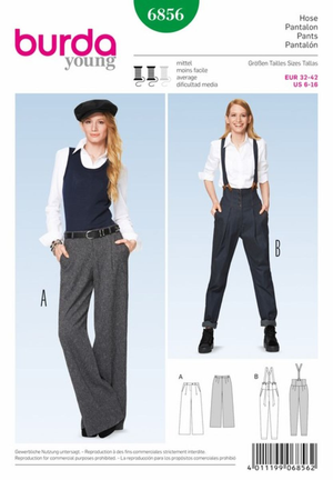 Patron de pantalon - Burda 6856