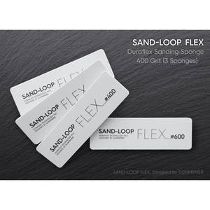 Gunprimer SAND-LOOP FLEX 400 Premium Grit Sanding Sponges (3pcs) Model Kit Tool