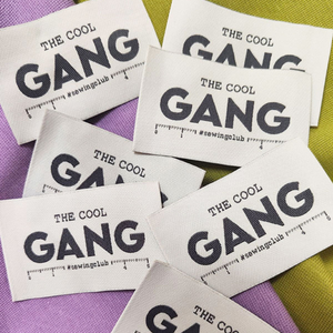 Lot de 6 étiquettes tissées - The Cool Gang