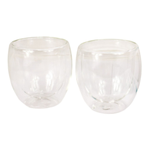 Ashley Double Wall Glass Coffee Cups 