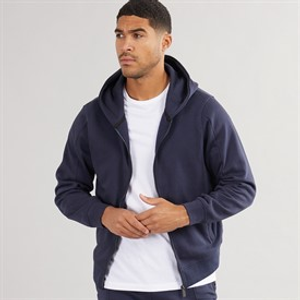 Duck and Cover Mens Chemtars Full Zip Hoodie Navy