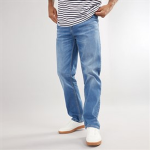 Duck and Cover Mens Rushawn Relaxed Fit Jeans Light Wash
