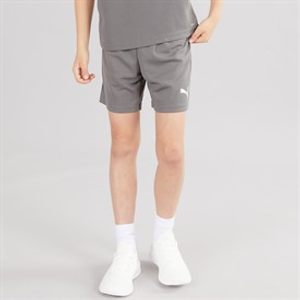 Puma Boys teamRISE Training Short Smoked Pearl/Puma White