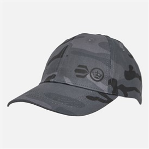 Crosshatch Mens Baseball Cap Black Grey Camo