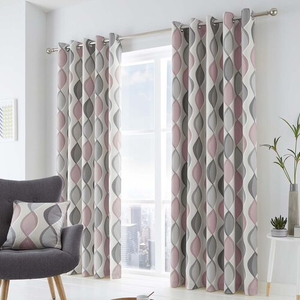 FUSION LENNOX BLUSH 66X72 Curtain