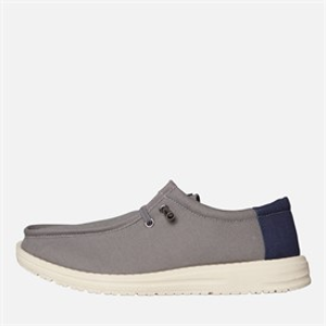 Mad Wax Mens Grimes Shoes Grey/Navy