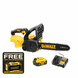 DeWalt DCMCS565P1 18V XR Brushless 30cm Chainsaw with 1x 5.0Ah Battery