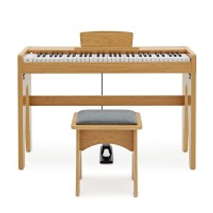 Keynote Junior Digital Piano & Stool, Light Oak