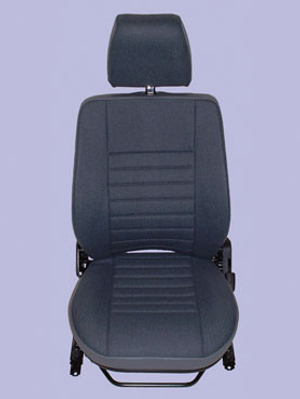 DA4041 - Back Outer Seat Cover in Black Vinyl for Land Rover Defender