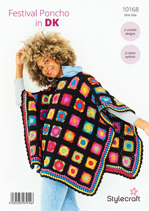 Poncho and Blanket In Stylecraft Special DK (10168)