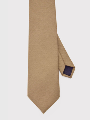 Toffee Woven Wool Tie