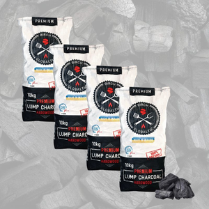 Birch Lumpwood Charcoal 10kg 4 Bag Deal