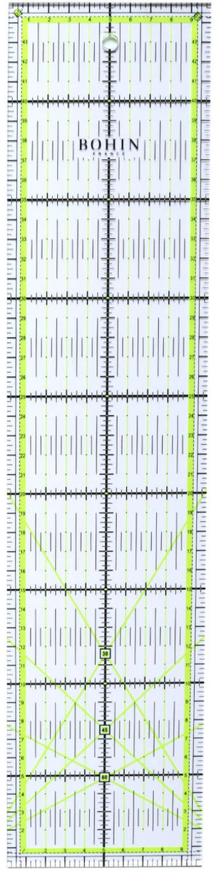 Règle patchwork Bohin 10 x 45 cm