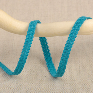 Elastique souple 5 mm - Bleu turquoise