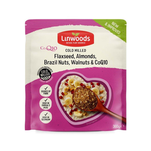 Milled Flaxseed, Almonds, Brazil Nuts, Walnuts & Co-Enzyme Q10 (Linwoods) 360g