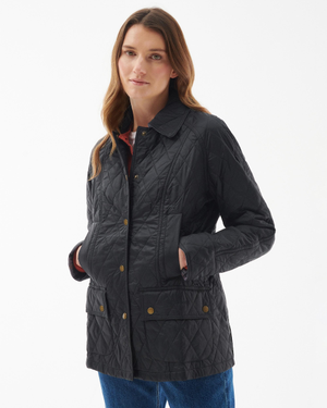 Barbour Summer Beadnell Womens Quilted Jacket - Black