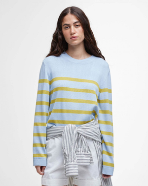 Barbour Bronya Womens Jumper - Breeze Blue