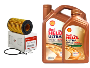 Genuine Honda 2.2 Diesel Oil Change Service Kit (15430RBDE02, 550046307 & 550046305)