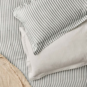 HEBDEN Oxford Pillowcase Pair Grey