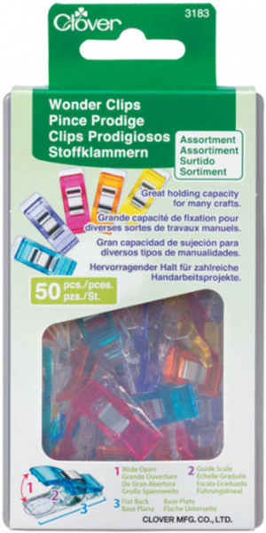 Boite 50 pinces Prodige Clover - Assortiment