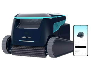 Dolphin Liberty 600i Bluetooth / Wi-Fi - APP Maytronics One - Timer - Full Eco Senza Fili Cordless - Robot Pulitore Piscina a Batteria fino a 15 Mt – TOP GAMMA – MY2026