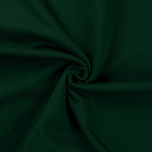 Tissu sweat molleton - Vert bouteille