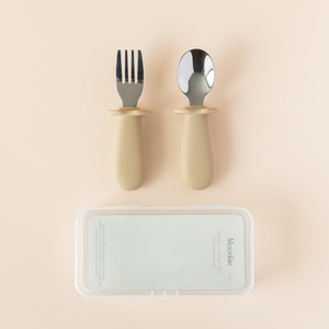 Croissant Baby Spoon & Fork Set