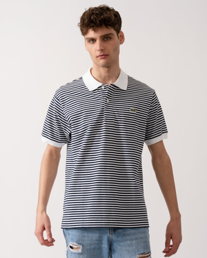 Lacoste Striped Mens Polo Shirt