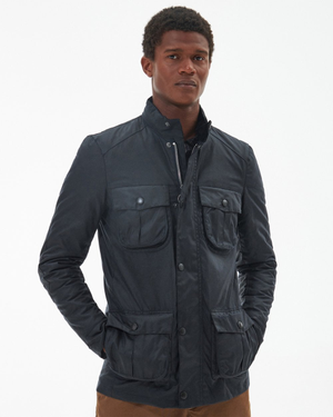 Barbour Corbridge Mens Wax Jacket - Navy/Classic
