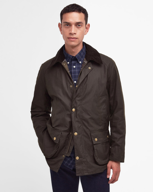 Barbour Ashby Mens Wax Jacket - Olive
