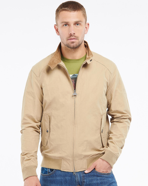 Barbour International Steve McQueen Rectifier Harrington Casual Mens Jacket - Military Brown