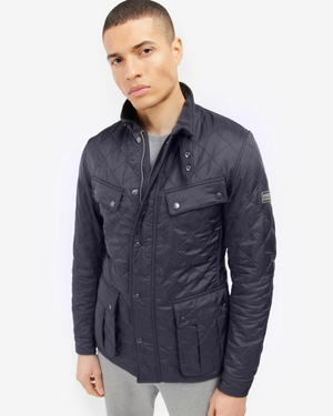 Barbour International Tourer Ariel Mens Polarquilt Jacket - Navy