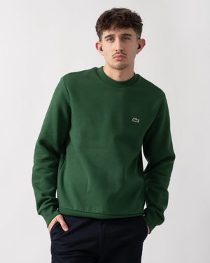 Lacoste Mens Crew Neck Fleece Sweatshirt - Green 132
