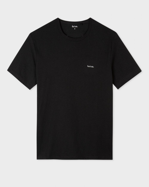Paul Smith 3 Pack Mens Script Logo T-Shirts - 79 Black