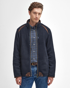 Barbour Langdale Mens Fleece Jacket - Navy
