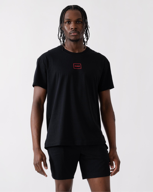 HUGO Laze Mens Loungewear T-Shirt - Black 001