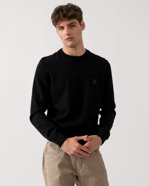 BOSS Orange Kanovano Mens Crew Neck Jumper - Black 001