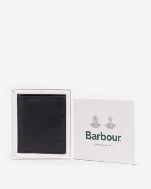Barbour Colwell Small Billfold Mens Wallet - Black/Classic