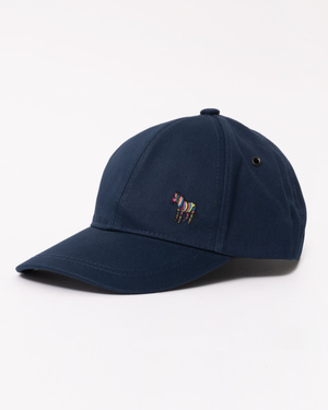 Paul Smith Mens Zebra Baseball Cap - 47 Navy