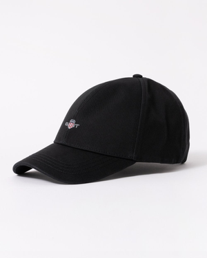 GANT Mens High Shield Cotton Twill Cap - 5 Black