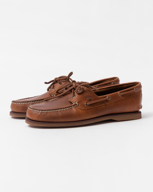 Timberland Mens Classic 2-Eye Boat Shoe - Sahara