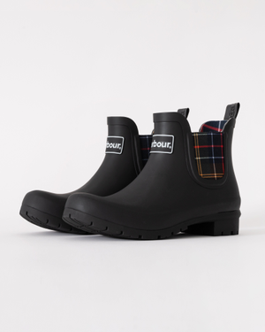 Barbour Kingham Womens Wellingtons - Black